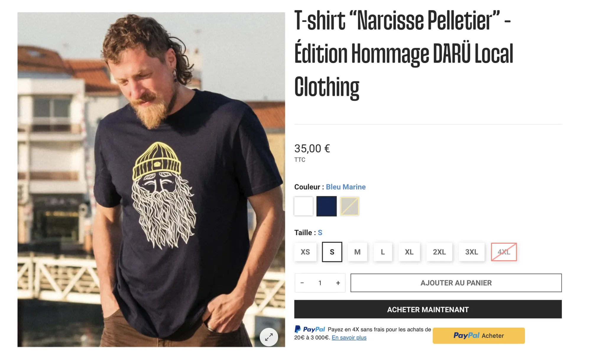 Nouvelle disposition de la fiche produit après optimisations