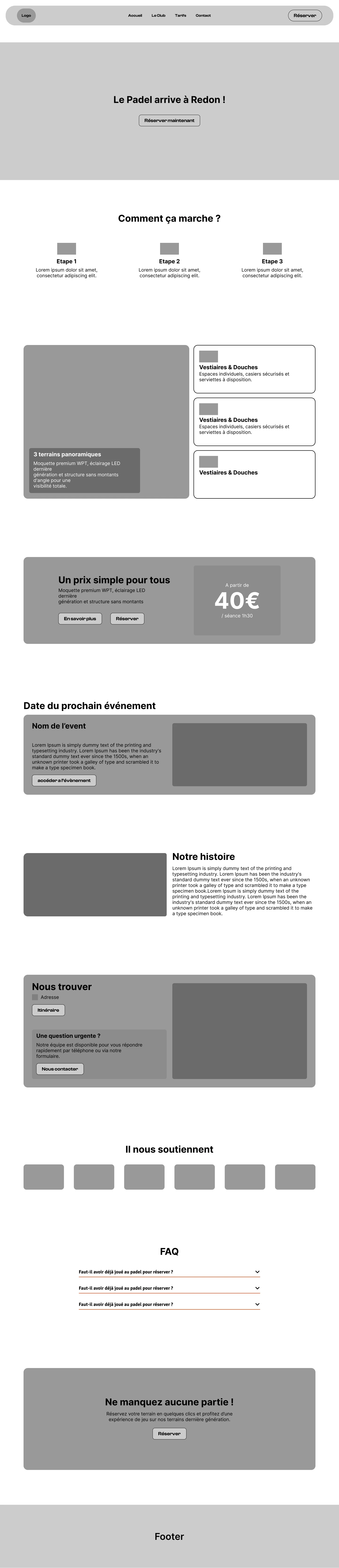 Wireframe Accueil (Home)